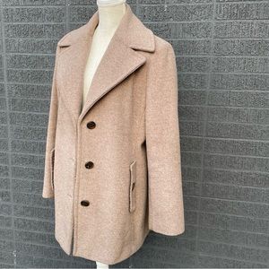 Calvin Klein Wool Blend Coat (size by Measurements) Pre-Owned Coat Jacket Blazer